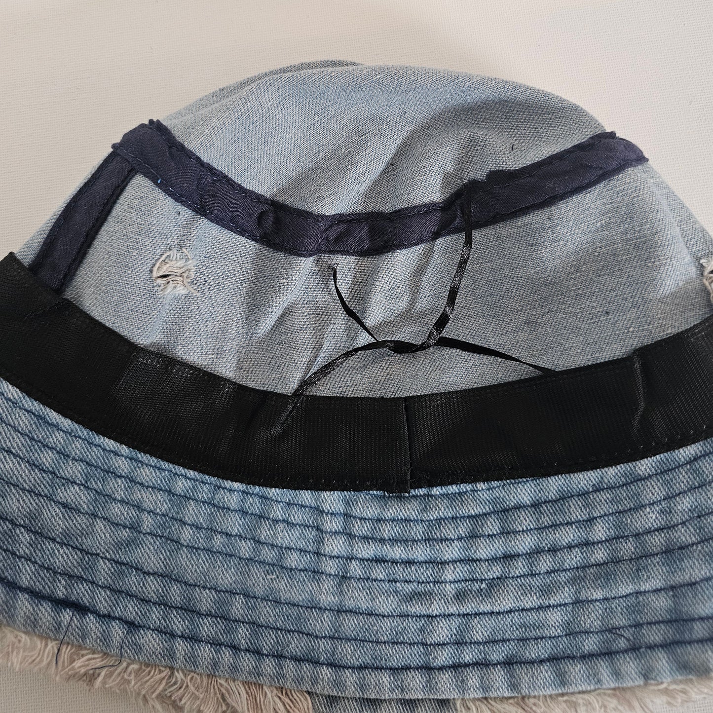 Denim Bucket Hat - Dark Blue