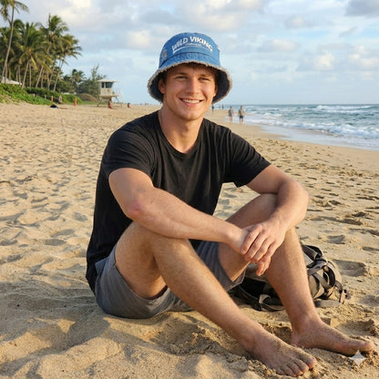 Denim Bucket Hat - Light Blue