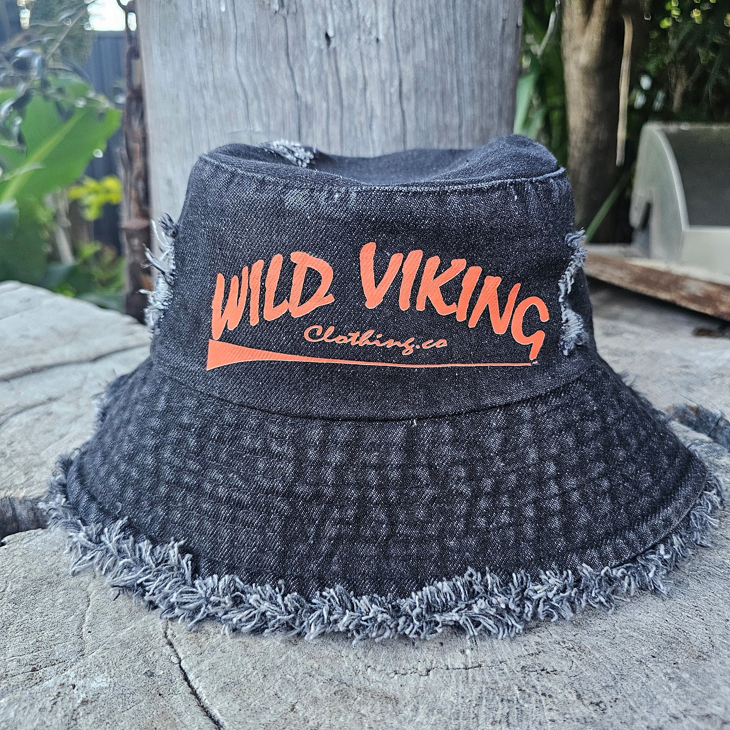 Denim Bucket Hat - Black O Label