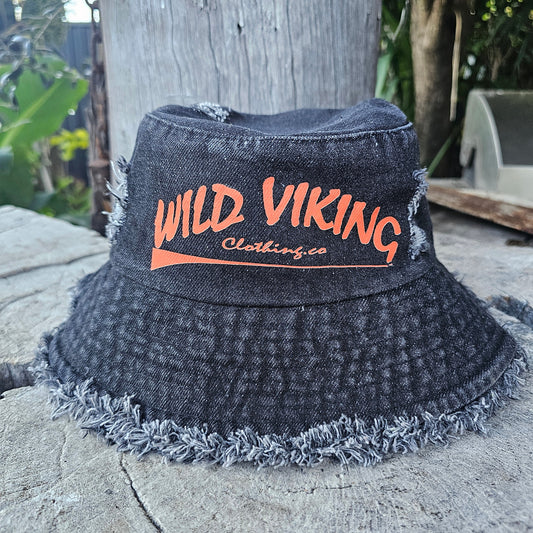 Denim Bucket Hat - Black O Label