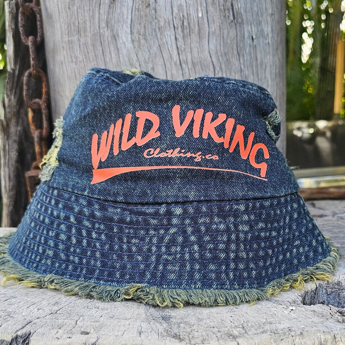 Denim Bucket Hat - Dark Blue O Label