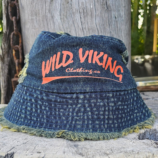 Denim Bucket Hat - Dark Blue O Label