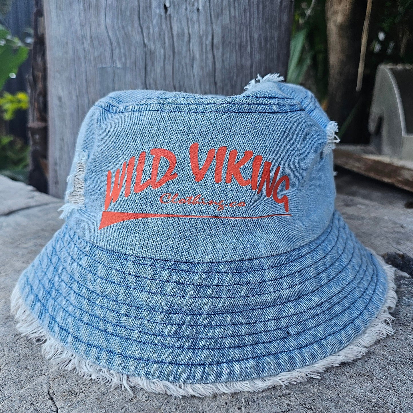 Denim Bucket Hat - Light Blue O Label