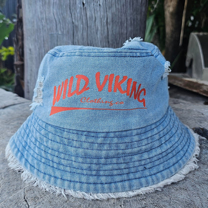 Denim Bucket Hat - Light Blue O Label