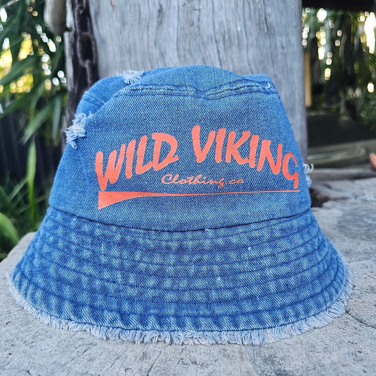 Denim Bucket Hat - Sky Blue O Label